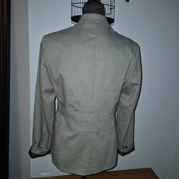 Jones New York Black and White Blazer Sz 8 - Picture 2 of 8